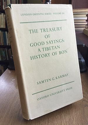 Seller image for The Treasury of Good Sayings: A Tibetan History of Bon for sale by Chaparral Books