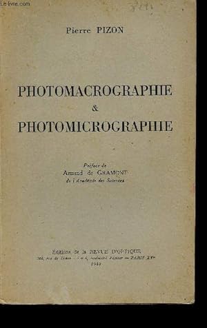 Seller image for Photomacrographie et photomicrographie for sale by Le-Livre
