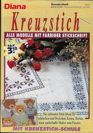 Diana Handarbeiten Kreuzstich Sonderheft 85331 - Alle Modelle mit farbiger Stickschrift. Die schö...