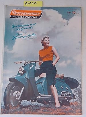 Auto und Kraftrad. Ausgabe Kraftrad Nummer 10/1954 - Wir schauen mal ins Getriebe / Test ZündappB...
