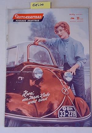 Auto und Kraftrad. Ausgabe Kraftrad Nummer 11/1954 - Zwei, die ihrer Liebe wert sind - Goggomobil