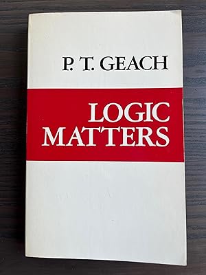 Seller image for Logic Matters for sale by Notting Hill Books