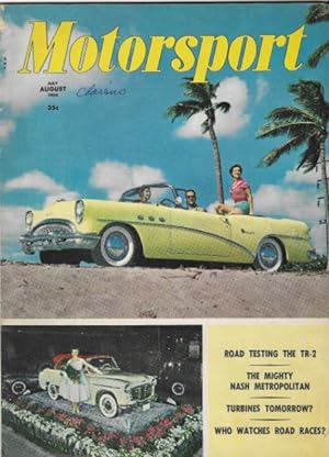 Seller image for Motorsport July-August 1954 for sale by Ridge Road Sight And Sound