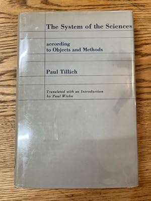 Seller image for The System of the Sciences according to Objects and Methods for sale by Notting Hill Books