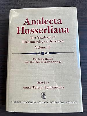 Bild des Verkufers fr Analecta Husserliana, Volume II: The Later Husserl and the Idea of Phenomenology. Idealism-Realism, Historicity and Nature. zum Verkauf von Notting Hill Books