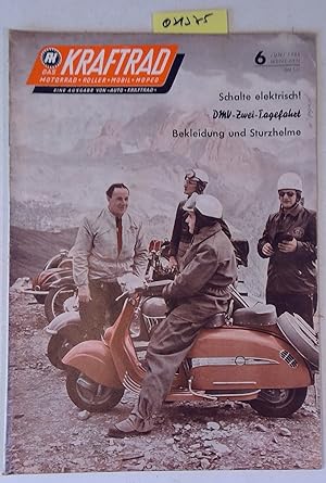 Das Kraftrad, Motorrad + Roller + Mobil + Moped - 6/1955 - Schalte elektrisch! DMV-Zwei-Tagefahrt...