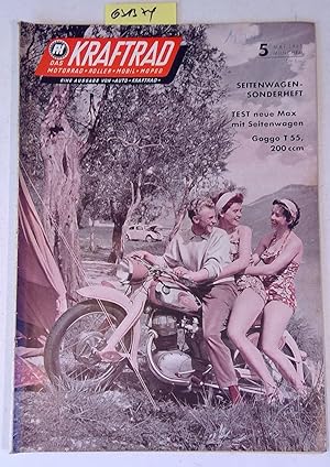 Das Kraftrad, Motorrad + Roller + Mobil + Moped - 5/1955 - Seitenwagen-Sonderheft / Test neue Max...