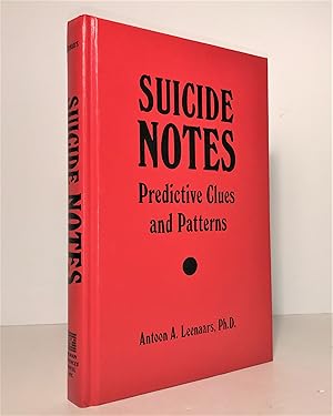 Immagine del venditore per Suicide Notes : Predictive Clues and Patterns venduto da Librairie Orphe