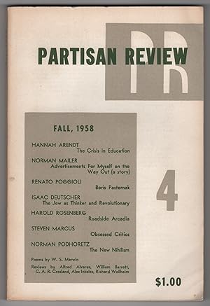 Partisan Review, Volume 25, Number 4 (XXV; Fall 1958)