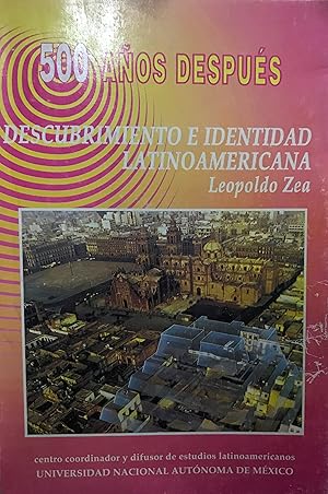 Imagen del vendedor de 500 Aos despus : Descubrimiento e identidad latinoamericana a la venta por Librera Monte Sarmiento