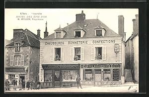 Carte postale L`Isle-sur-Serein, Hotel des Epis D`Or M. Muller, Proprietaire