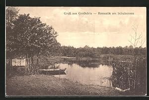 Bild des Verkufers fr Ansichtskarte Grosskris, Romantik am Schulzensee zum Verkauf von Bartko-Reher