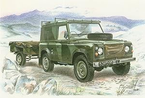 Image du vendeur pour British Army Land Rover Hardtop Military Transport Postcard mis en vente par Postcard Finder