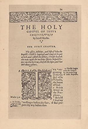 Seller image for First Geneva Of New Testament Medieval 1557 Bible Old Postcard for sale by Postcard Finder