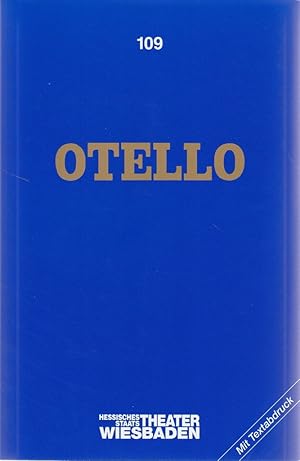 Bild des Verkufers fr Programmheft Giuseppe Verdi OTELLO Premiere 19. September 1992 Spielzeit 1992 / 93 Programmbuch Nr. 109 zum Verkauf von Programmhefte24 Schauspiel und Musiktheater der letzten 150 Jahre