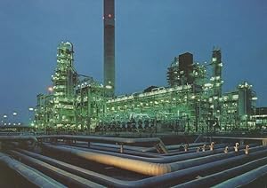 BP Refinery Petrol Garage Company at Rotterdam Netherlands Postcard