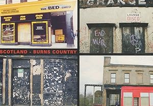 Scottish Bed Derelict Shop Bedding Burns Country Disco Postcard