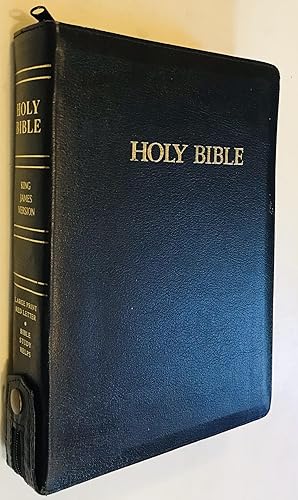 Seller image for KJV Bible Large Prt-Blk Bond Zipper Indx for sale by Once Upon A Time