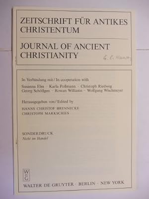 1 TITEL von Günther Christian HANSEN: "Eine fingierte Ansprache Konstantins auf dem Konzil von Ni...