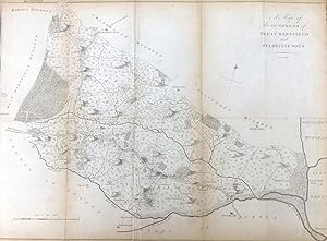 KENT, 1797 - ANTIQUE MAP of The Hundreds of GREAT BARNFIELD & SELBRITTENDEN, detailing the lands ...