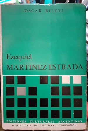 Bild des Verkufers fr EZEQUIEL MARTINEZ ESTRADA zum Verkauf von DEL SUBURBIO  LIBROS- VENTA PARTICULAR