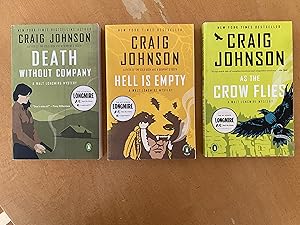 Seller image for SIGNED - Lot of 3 - Longmire Crow Files, Hell Empty, Death Company for sale by Bailey Books