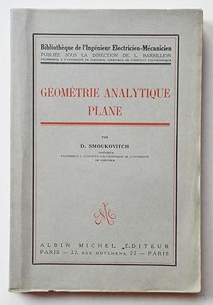 GEOMETRIE ANALYTIQUE PLANE.