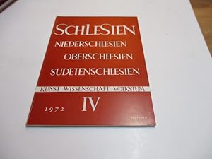 Seller image for Schlesien. Kunst. Wissenschaft. Volkstum. for sale by Ottmar Mller