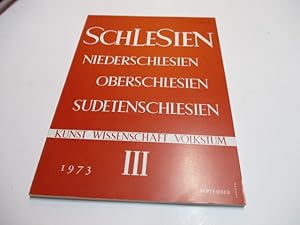 Seller image for Schlesien. Kunst. Wissenschaft. Volkstum. for sale by Ottmar Mller