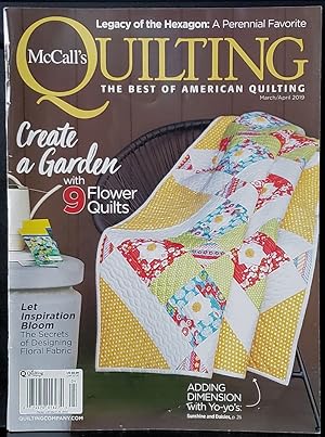 McCall's Quilting: The Best of American Quilting Magazine (Back Issue) March/April 2019 Vol. 26 N...