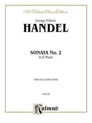 Image du vendeur pour Sonata No. 2 in D Minor (Kalmus Edition) [Paperback ] mis en vente par booksXpress