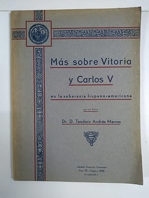 Imagen del vendedor de Mas sobre Vitoria y Carlos V en la soberana hispano-americana a la venta por Libros Ambig