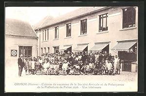Immagine del venditore per Carte postale Ormoy, Colonie de vacances de la Societe Amicale et de Prevoyance de la Prefecture de Police 1926 venduto da Bartko-Reher