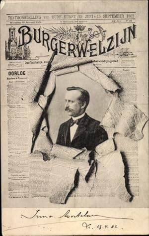 Zeitungs Ansichtskarte / Postkarte Burgerwelzijn, 15.09.1902, Tentoonstelling van oude kunst 1902