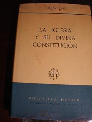 Image du vendeur pour La Iglesia y su divina constitucin mis en vente par Librera Antonio Azorn