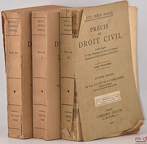 Seller image for PRCIS DE DROIT CIVIL, t.III, 8ed. par Lon Julliot de la Morandire, coll. Prcis Dalloz for sale by La Memoire du Droit