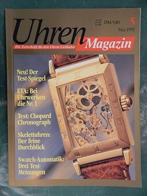 Uhren-Zeitschrift: Uhren-Magazin Nr. 5, Mai 1992