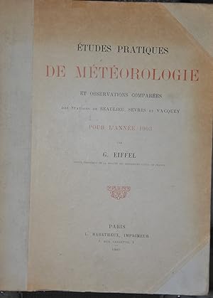 Études pratiques de météorologie et observations comparées des stations de Beaulieu, Sèvres et Va...