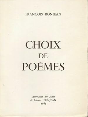 CHOIX DE POEMES