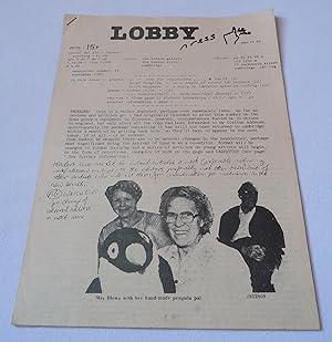 Lobby Press Newsletter 15 (September 1980)