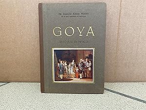 Bild des Verkufers fr GOYA VISTO POR UN MEDICO (su formacin, su sordera, su dolor, su psicologa). zum Verkauf von LIBRERIA ANTICUARIA LUCES DE BOHEMIA