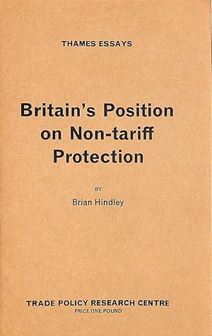 Immagine del venditore per Britain's Position On Non-Tariff Protection venduto da M Godding Books Ltd