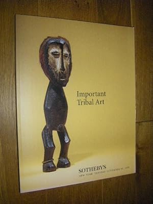 Important Tribal Art. Sale 6773. Sotheby's New York, Tuesday November 14, 1995