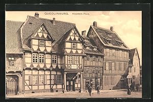 Bild des Verkufers fr Ansichtskarte Quedlinburg, Klopstock-Haus zum Verkauf von Bartko-Reher