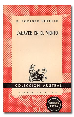 Imagen del vendedor de Cadver en el viento. a la venta por Librera Berceo (Libros Antiguos)