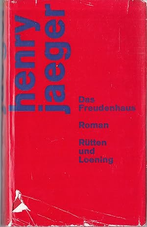 Seller image for Das Freudenhaus. Roman for sale by Graphem. Kunst- und Buchantiquariat