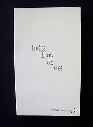 Bild des Verkufers fr Lumires (I) prs des ruines - zum Verkauf von Le Livre  Venir