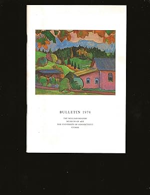 Seller image for The William Benton Museum Of Art, Bulletin1974, Volume 1, Number 3, Gabriele Miinter in 1908 - Stephanie Terenzio; A Weeping Heroine and a Mourning Enchantress by Angelika Kauffmann-- Frederick den Broeder for sale by Rareeclectic
