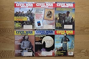 CIVIL WAR TIMES ILLUSTRATED MAGAZINE (6 ISSUES, YEAR 1994) january/february, march/april, may/jun...