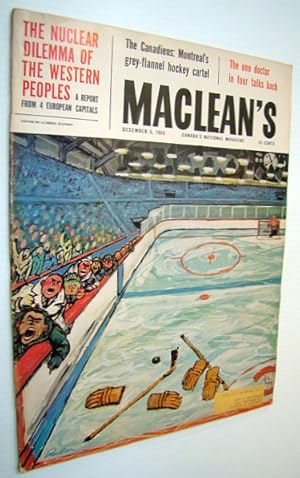 Bild des Verkufers fr Maclean's - Canada's National Magazine, 3 December 1960 - I Went Back Behind the Iron Curtain zum Verkauf von RareNonFiction, IOBA